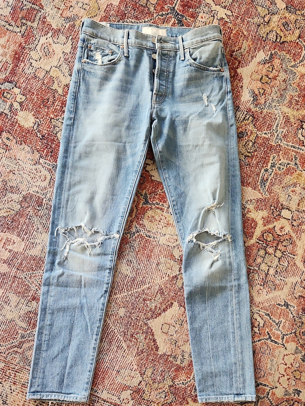 MOTHER Flood Destructed Jeans